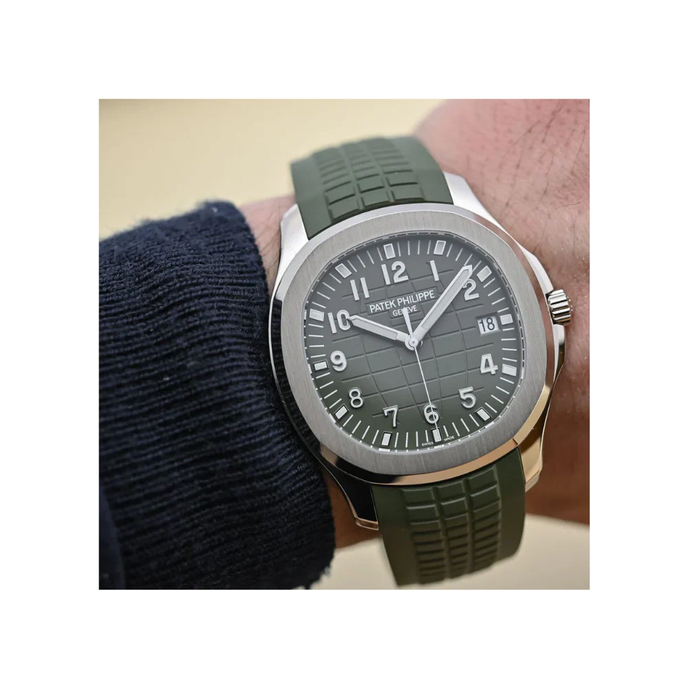 PP Aquanaut Jumbo Date, Sweep Seconds, 18k White Gold, 42,2 mm, Ref# 5168G-010